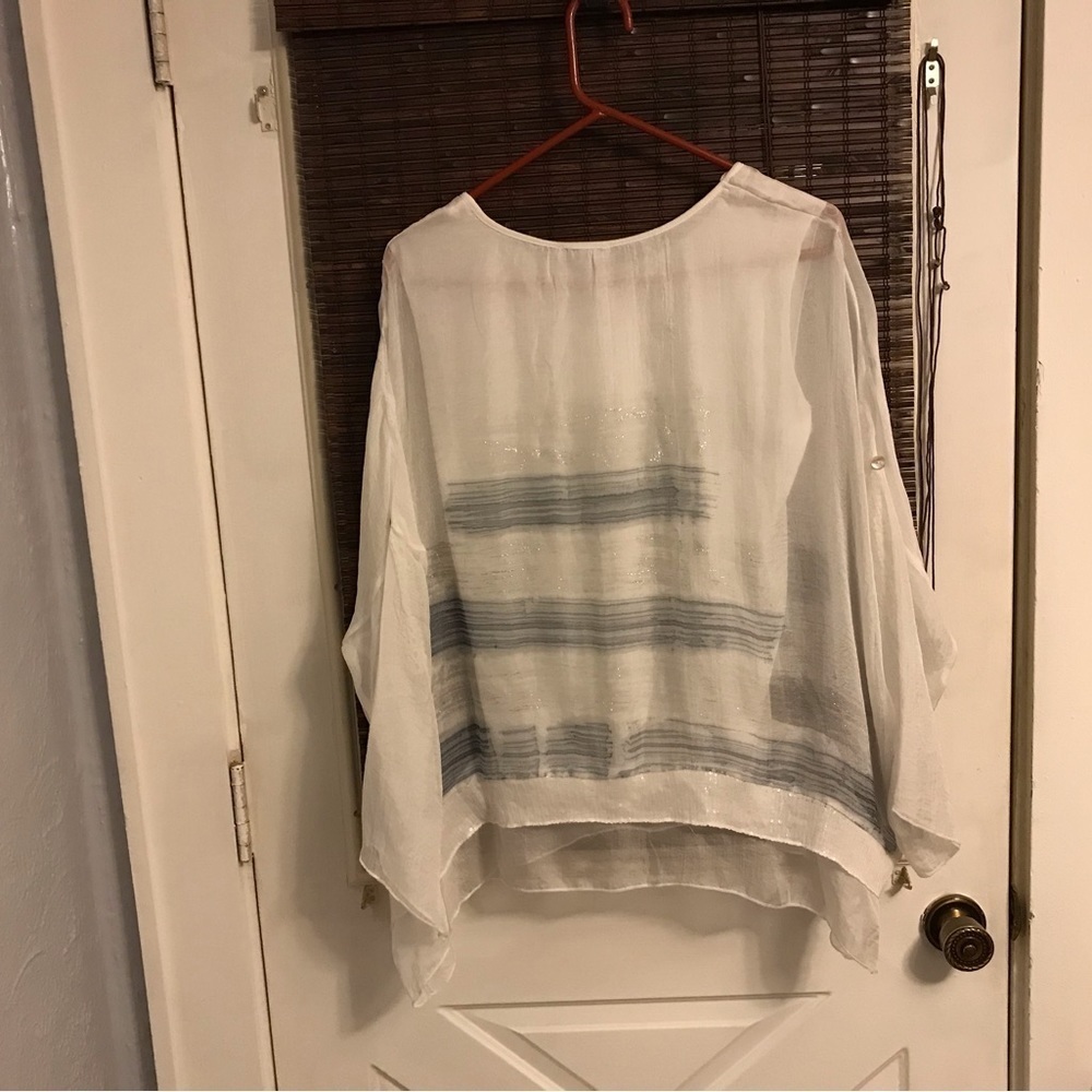 NWT Adore sheer Pull Over Tunic Top - Picture 6 of 6